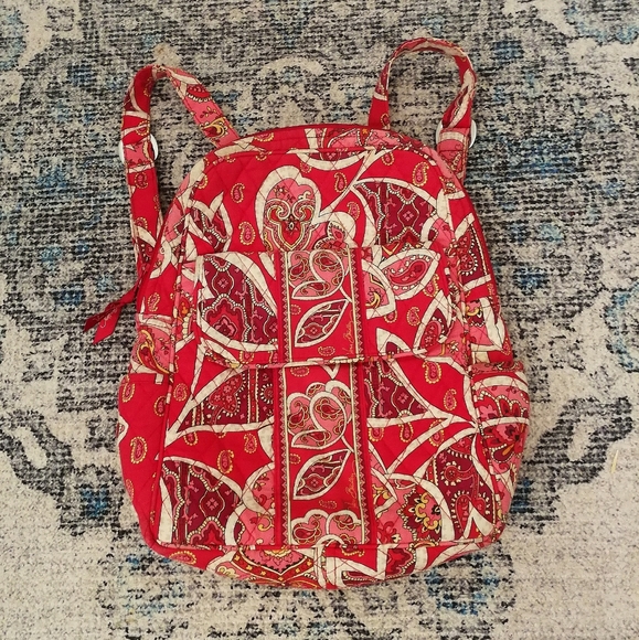 Vera Bradley Handbags - Vera Bradley red Backpack